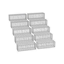 Lot de 10 x Gabions...