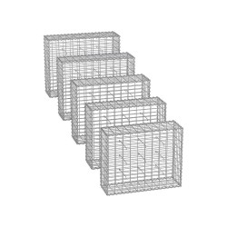Gabions 100x80x30 cm Lot de...