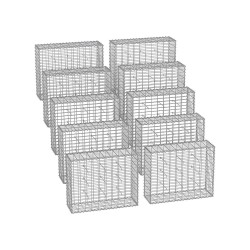 Gabions 100x80x30 cm Lot de...