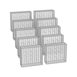 Gabions 100x90x30 cm Lot de...