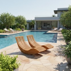 Chaise Longue 04DA Lot de 2...