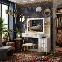 Coiffeuse 18CS + Tabouret...