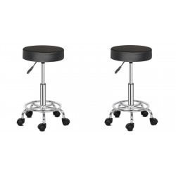 Tabouret G43K Noir Lot de 2...