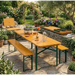 Ensemble table et bancs...