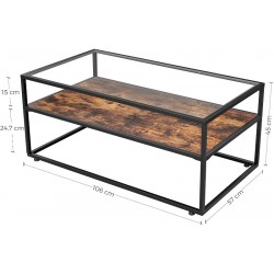 Table basse 01 dessus en...