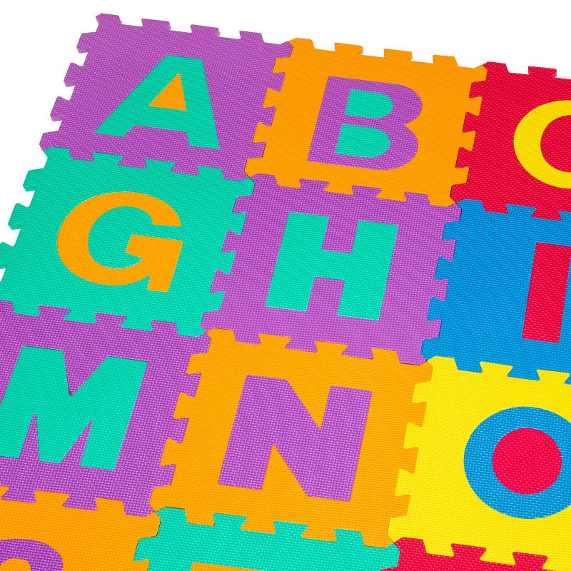 72 Pcs Puzzle tapis mousse alphabet et chiffres + basic animaux 72 Pcs Puzzle tapis mousse alphabet et chiffres + basic animaux