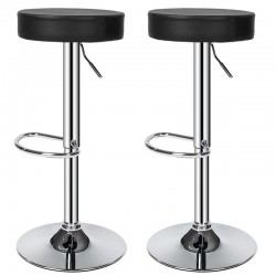 Tabouret de Bar Rond K Noir...