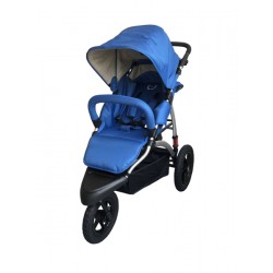 Poussette bébé T76B bleue