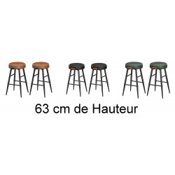 Lot de 2 x Tabourets Chaise...