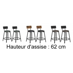 Lot de 2 x Chaises...