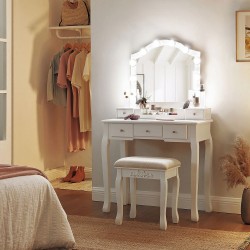 Coiffeuse 10CS-W Blanche...