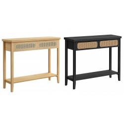 Console 12CS Bois et Rotin...