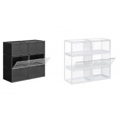 6 Boîtes empilables Meuble...