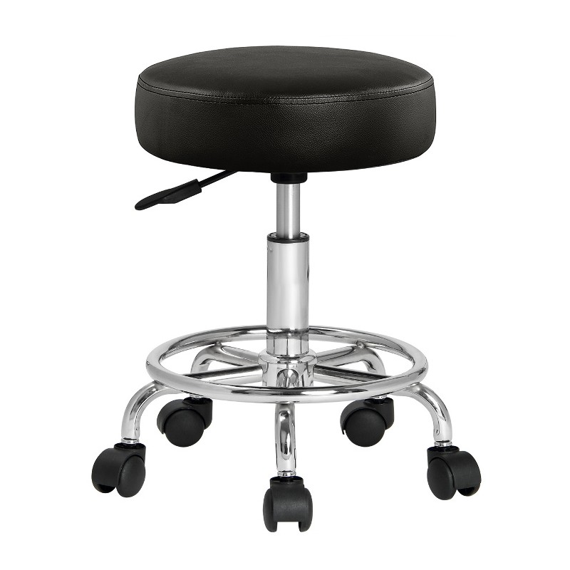 Tabouret à roulettes ou am-961 noir